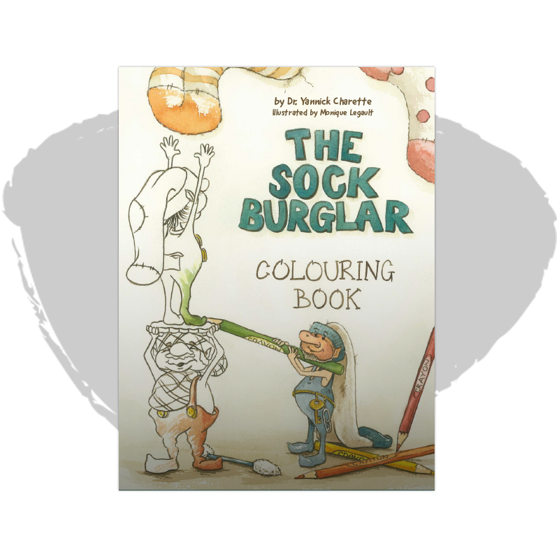 The Sock Burglar Colouring Book